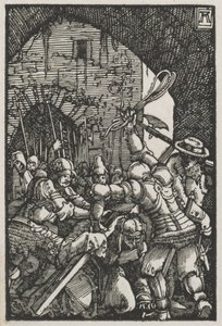 Menneskets fall og forløsning: Kristus som bærer korset, ca. 1515. av Albrecht Altdorfer