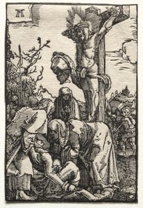 Menneskets fall og forløsning: Kristus på korset av Albrecht Altdorfer