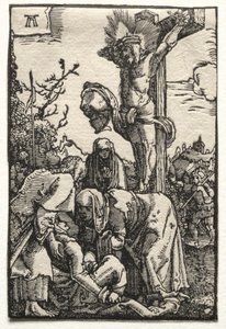Menneskets fall og forløsning: Kristus på korset, ca. 1515. av Albrecht Altdorfer