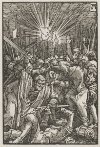 Menneskets fall og forløsning: Kristus tatt til fange av Albrecht Altdorfer