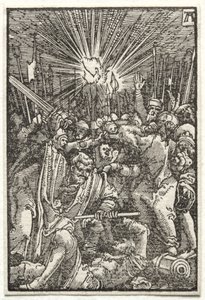 Menneskets fall og forløsning: Kristus tatt til fange, ca. 1515. av Albrecht Altdorfer
