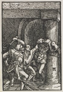 Menneskets fall og forløsning: Kristi flaggering av Albrecht Altdorfer