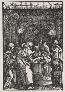 Menneskets fall og forløsning: Joachims offer forkastet av ypperstepresten, ca. 1515. av Albrecht Altdorfer