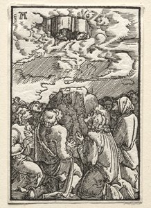 Menneskets fall og forløsning: Oppstigningen, ca. 1515. av Albrecht Altdorfer
