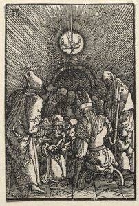 Menneskets fall og forløsning: Omskjæringen, ca. 1515. av Albrecht Altdorfer