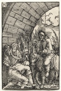Menneskets fall og forløsning: Inntoget i Jerusalem av Albrecht Altdorfer