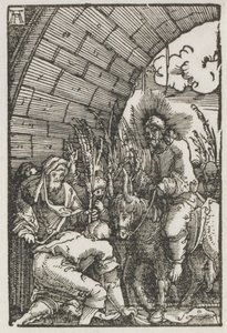 Menneskets fall og forløsning: Inntoget i Jerusalem av Albrecht Altdorfer