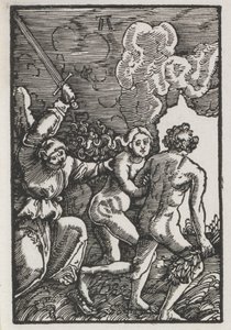Menneskets fall og forløsning: Utvisningen fra Eden av Albrecht Altdorfer