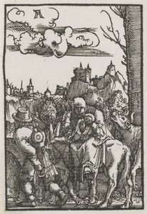 Menneskets fall og forløsning: Flukten til Egypt av Albrecht Altdorfer