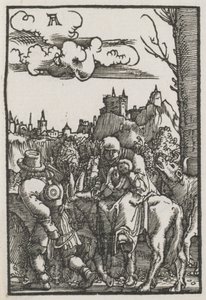 The Fall and Redemption of Man: The Flight into Egypt, ca. 1515. av Albrecht Altdorfer
