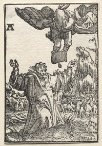 Menneskets fall og forløsning: Engelens budskap til Joachim av Albrecht Altdorfer