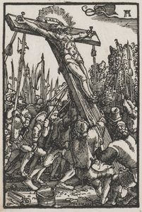Menneskets fall og forløsning: Korshevingen av Albrecht Altdorfer