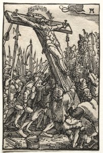 The Fall and Redemption of Man: The Raising of the Cross, ca. 1515. av Albrecht Altdorfer