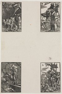 Menneskets fall og forløsning, ca. 1515. av Albrecht Altdorfer
