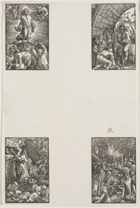 Menneskets fall og forløsning, ca. 1515. av Albrecht Altdorfer