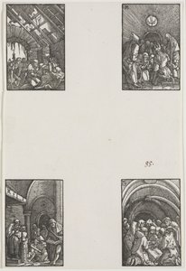 Menneskets fall og forløsning, ca. 1515. av Albrecht Altdorfer