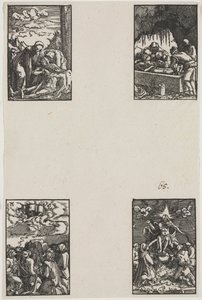 Menneskets fall og forløsning, ca. 1515. av Albrecht Altdorfer