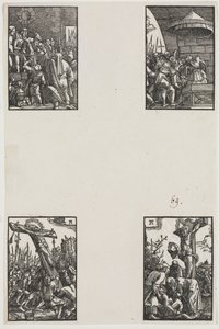 Menneskets fall og forløsning, ca. 1515. av Albrecht Altdorfer