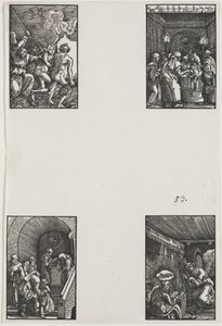 Menneskets fall og forløsning, ca. 1515. av Albrecht Altdorfer