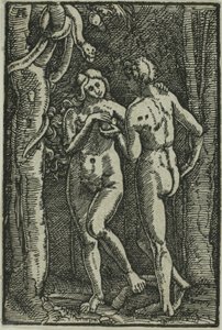 The Fall of Man, fra The Fall and Redemption of Man av Albrecht Altdorfer