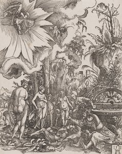 Dommen av Paris, 1511 av Albrecht Altdorfer