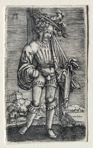 Den lille fanebæreren. av Albrecht Altdorfer
