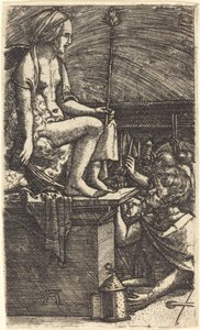 Den romerske kurtisanen (The Revenge of the Magician Virgil) av Albrecht Altdorfer