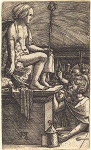 Den romerske kurtisanen (The Revenge of the Magician Virgil) av Albrecht Altdorfer