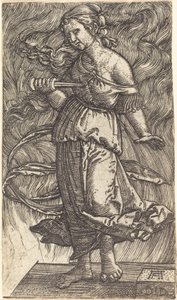 Didos selvmord av Albrecht Altdorfer