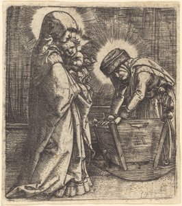 Jomfruen og barnet og den hellige Anne av Albrecht Altdorfer