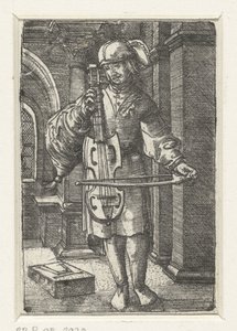 Vedelspeler av Albrecht Altdorfer