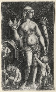 Venus mellom to amoriner av Albrecht Altdorfer