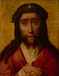 Christ the Man of Sorrows (olje på panel)