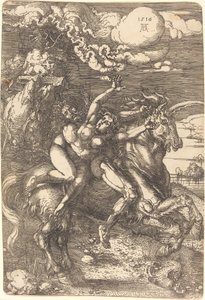 Bortføring på en enhjørning av Albrecht Dürer