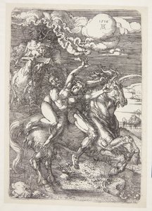 Bortføring på en enhjørning av Albrecht Dürer