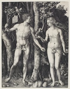 Adam og Eva av Albrecht Dürer