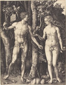 Adam og Eva av Albrecht Dürer