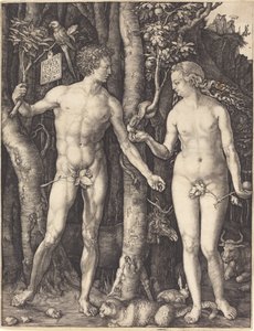 Adam og Eva av Albrecht Dürer
