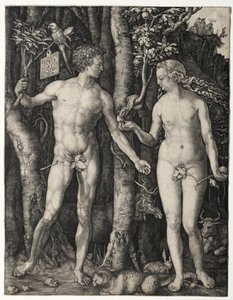 Adam og Eva av Albrecht Dürer