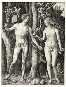 Adam og Eva, 1504. av Albrecht Dürer