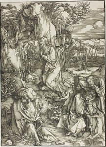 Agony in the Garden, fra The Large Passion av Albrecht Dürer