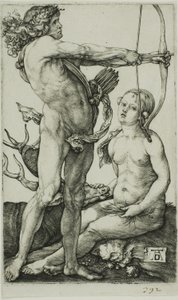 Apollo og Diana av Albrecht Dürer