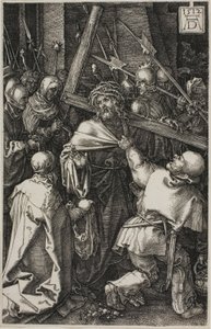 Bæring av korset, fra The Engraved Passion av Albrecht Dürer