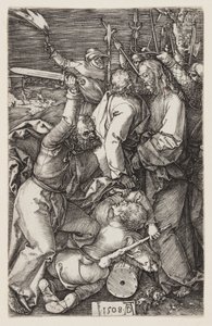 Forræderi mot Kristus, fra The Engraved Passion av Albrecht Dürer