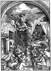 Jomfruens fødsel, 1502-1505, 1936 av Albrecht Dürer