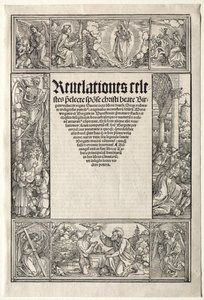 Grens - med Kristi dåp. av Albrecht Dürer