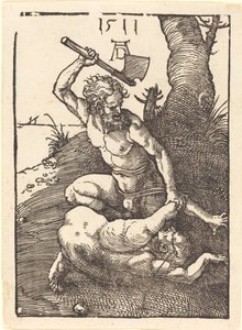 Kain dreper Abel av Albrecht Dürer