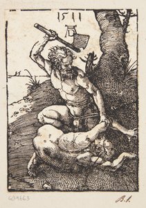 Kain dreper Abel av Albrecht Dürer