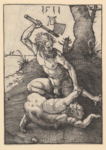 Kain drepte Abel, 1511. av Albrecht Dürer