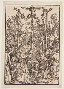 Golgata (beskjeden tresnitt) av Albrecht Dürer